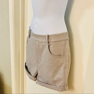 Lululemon High Waist Stretch Grey Shorts Size 6